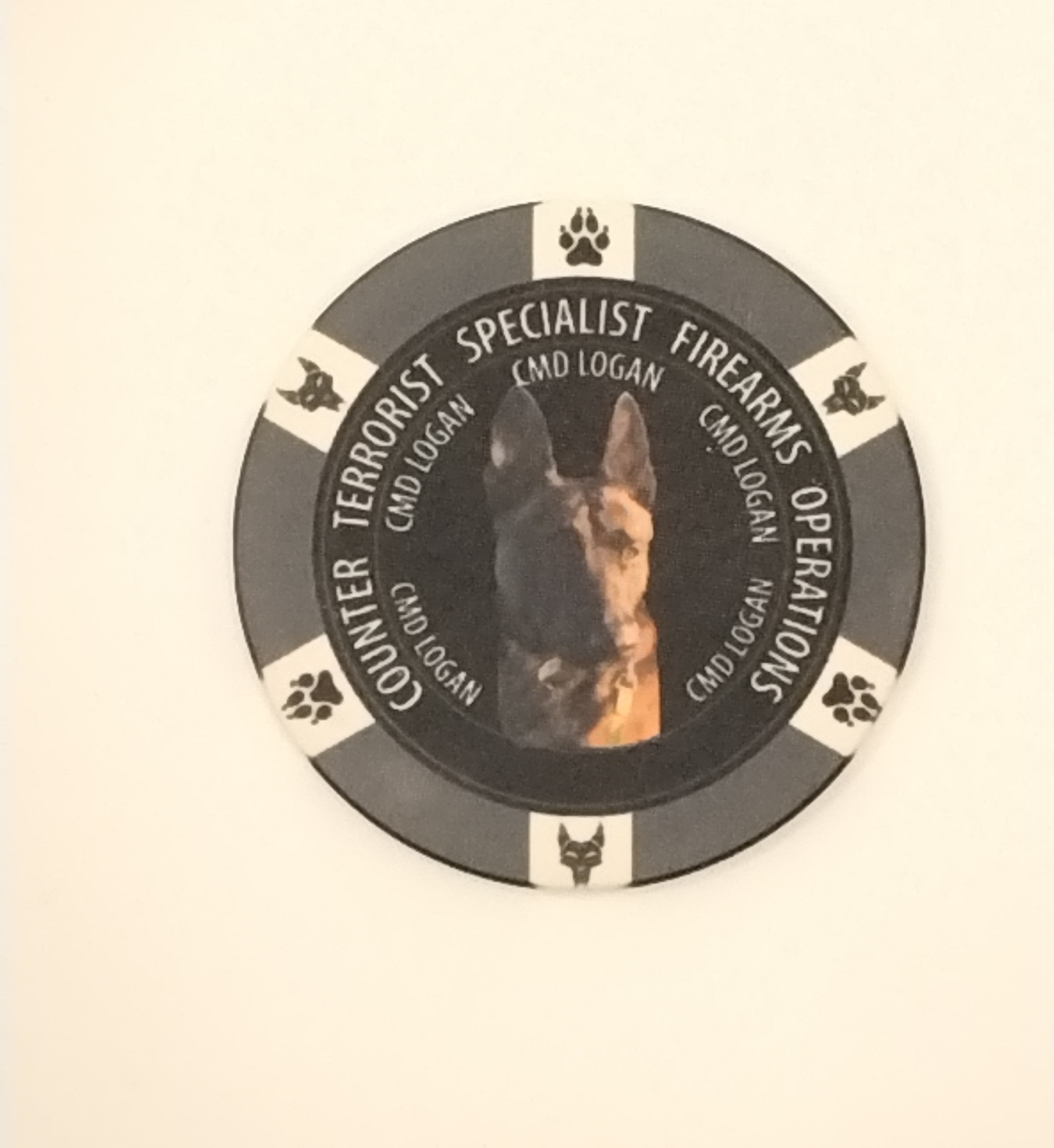 Police Patch Hunter - POKERchip UK